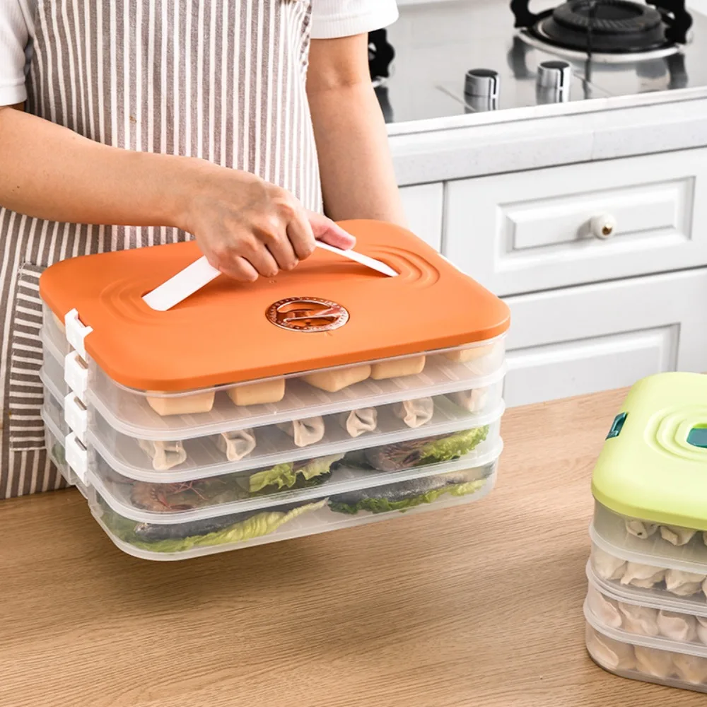 Timed Dumplings Storage Box Stackable Dumplings Box Special Dumpling Food Container for Kitchen Refrigerator
Timed Dumplings Storage Box Stackable Dumplings Box Special Dumpling Food Container for Kitchen Refrigerator