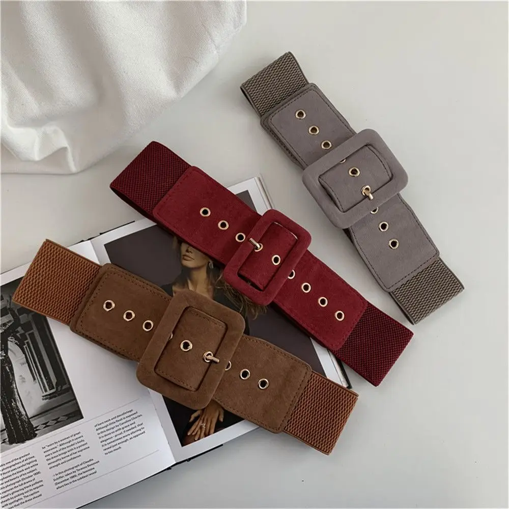 Women Elastic For Down Jacket Luxurious Dress Waist Wide Belt Waist Belts Leather Strap
Women Elastic For Down Jacket Luxurious Dress Waist Wide Belt Waist Belts Leather Strap