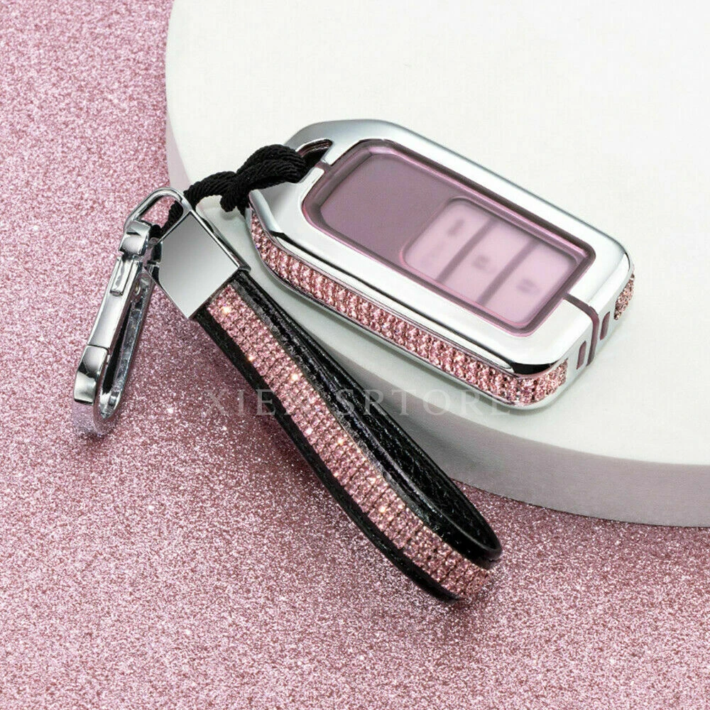 Bling Diamond Zinc Alloy Car Remote Key Cover Case Shell Skin For Honda Accord Civic CRV Ridgeline 4 5 Buttons Fob Accessories
Bling Diamond Zinc Alloy Car Remote Key Cover Case Shell Skin For Honda Accord Civic CRV Ridgeline 4 5 Buttons Fob Accessories