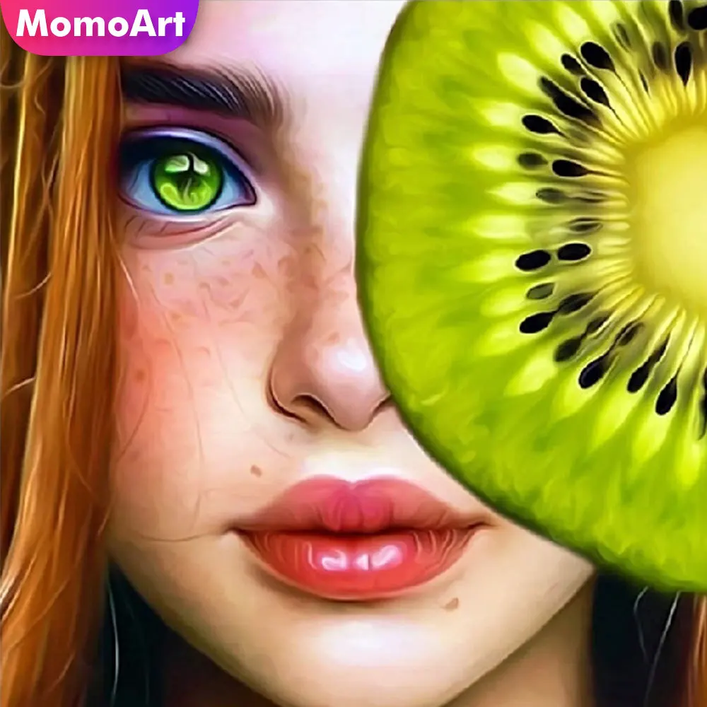 MomoArt Diamond Embroidery Girl Kiwi Cross Stitch Diamond Painting Portrait Mosaic Rhinestone Picture New Arrival Handmade Hobby
MomoArt Diamond Embroidery Girl Kiwi Cross Stitch Diamond Painting Portrait Mosaic Rhinestone Picture New Arrival Handmade Hobby