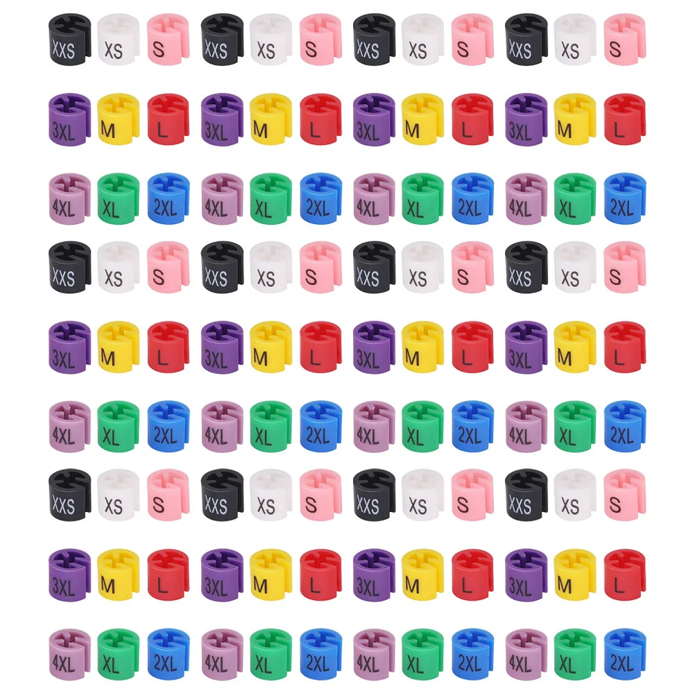 450 Pcs Plastic Hangers Clothing Size Buckle Coding Tags Marker Print Clothes Garment 
450 Pcs Plastic Hangers Clothing Size Buckle Coding Tags Marker Print Clothes Garment