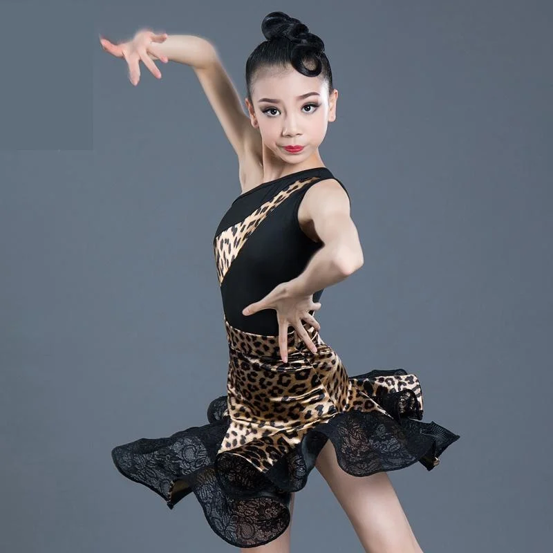 New Latin Dance Costume For Girls Ballroom Salsa Tango Skirts Kid Child Leopard Latin Dance Split Dress With Leotard And Skirt
New Latin Dance Costume For Girls Ballroom Salsa Tango Skirts Kid Child Leopard Latin Dance Split Dress With Leotard And Skirt