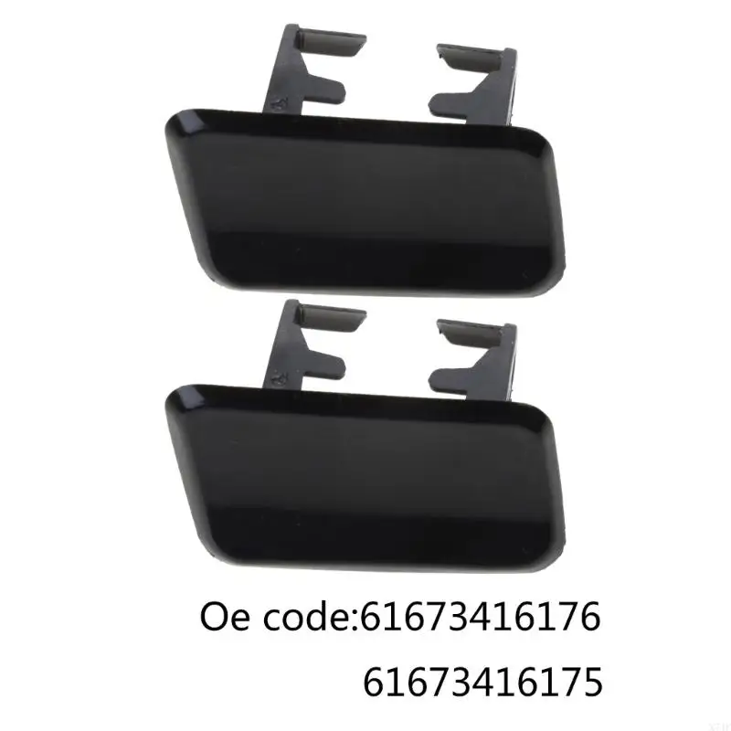 61673416176 61673416175 1 пара крышек насадки омывателя фар для BMW X3 E83, чистящая крышка фары, автомобильные аксессуары
61673416176 61673416175 1 пара крышек насадки омывателя фар для BMW X3 E83, чистящая крышка фары, автомобильные аксессуары