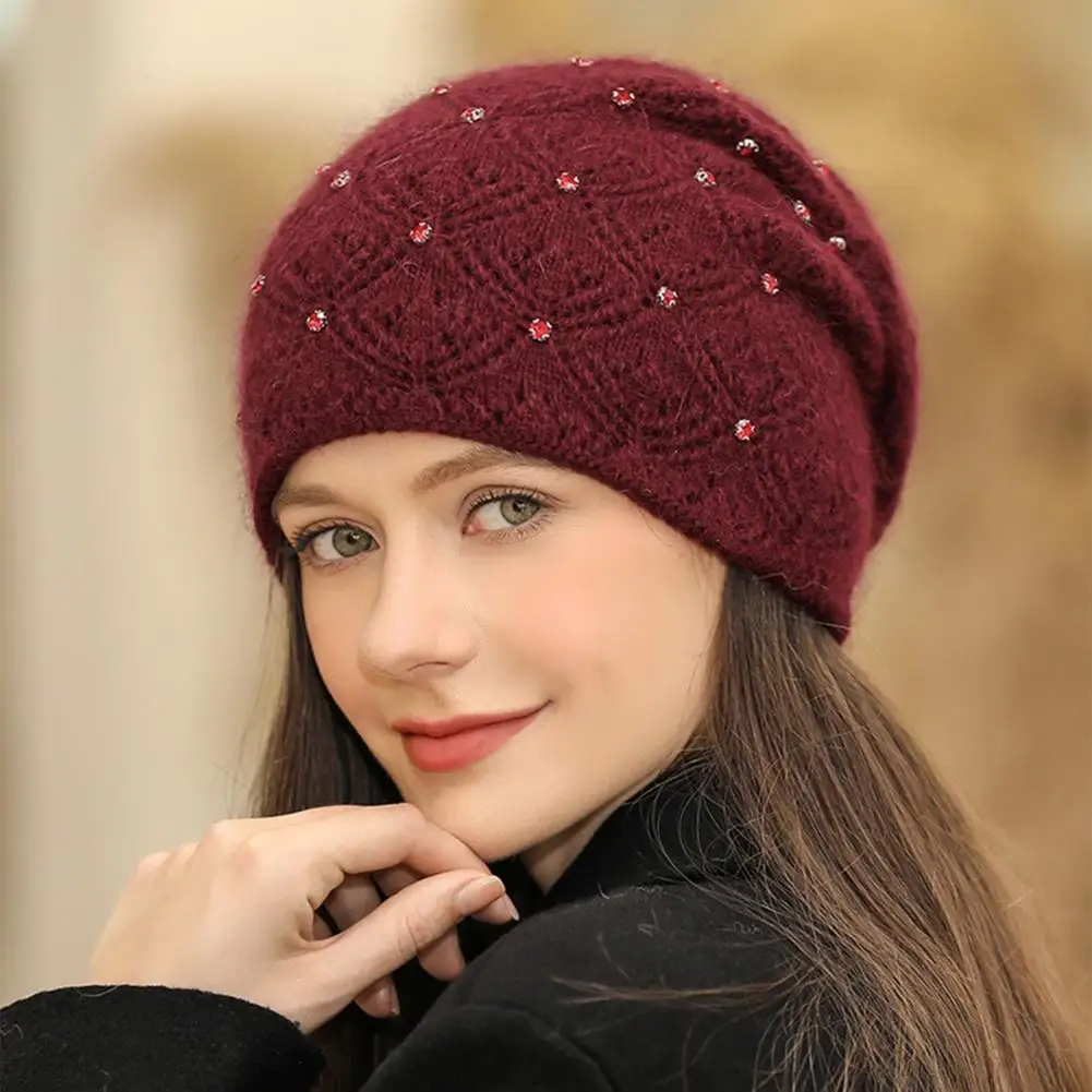 Sweet Women Beanie Ear Protection Headwear Anti-shrink Casual Women Beanie Streetwear Women Winter Hat for Shopping
Sweet Women Beanie Ear Protection Headwear Anti-shrink Casual Women Beanie Streetwear Women Winter Hat for Shopping