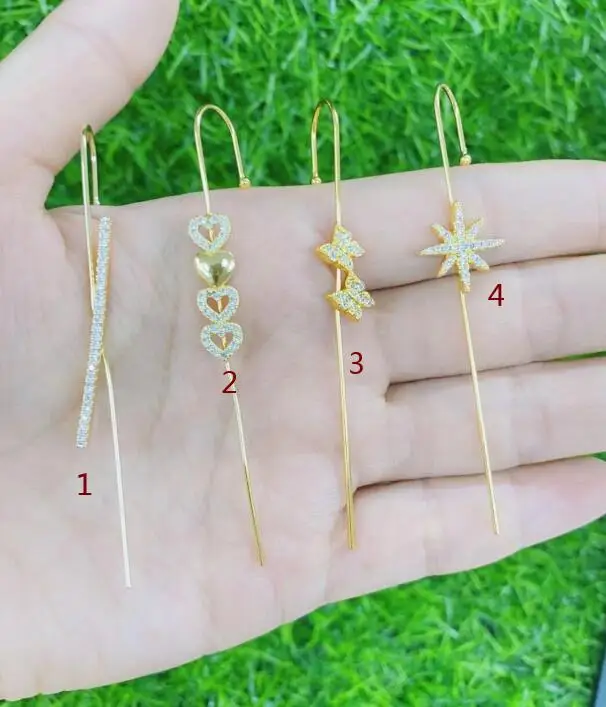 1pcs gold color earrings Needle Butterfly heart crystal Dangle for women jewelry wholesale
1pcs gold color earrings Needle Butterfly heart crystal Dangle for women jewelry wholesale