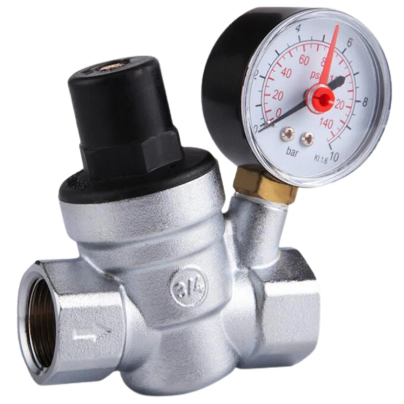 DN20(3/4Inch) Pressure Reducing Valve Water Pressure Regulator With Gauge Pressure
DN20(3/4Inch) Pressure Reducing Valve Water Pressure Regulator With Gauge Pressure