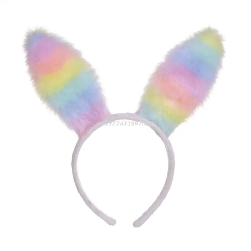 Cute Bunny Ears Durable Rainbow Color Hair Hoop Women Headband Makeup Head Band for Easter Halloween Cosplay Tiara
Cute Bunny Ears Durable Rainbow Color Hair Hoop Women Headband Makeup Head Band for Easter Halloween Cosplay Tiara