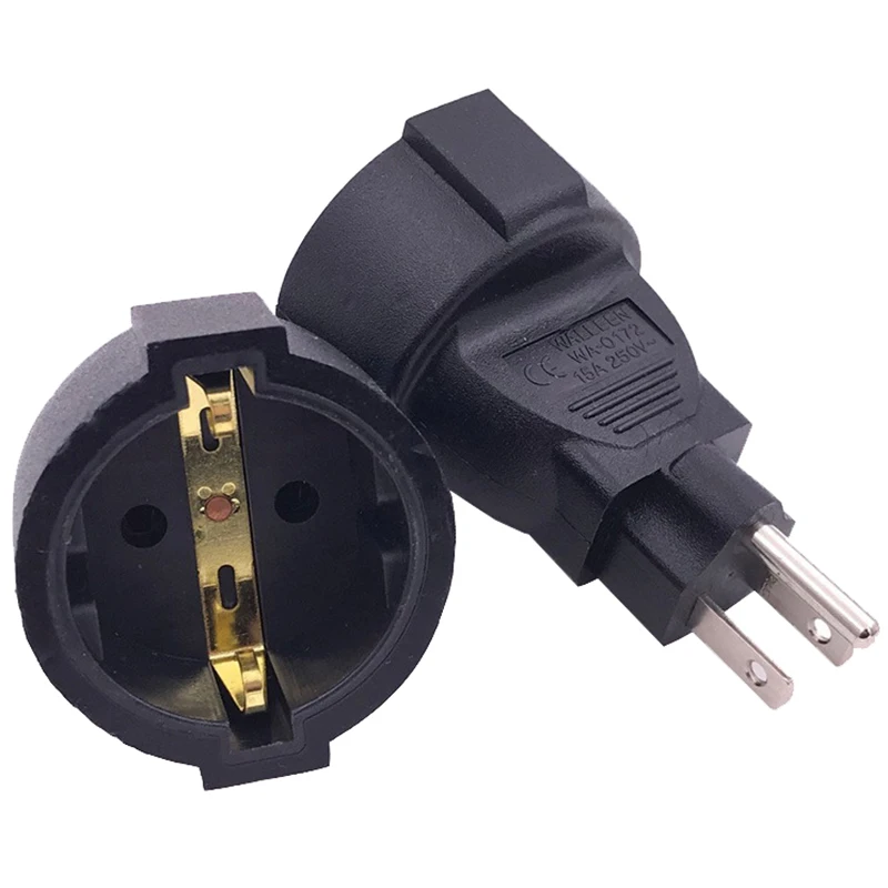 10pcs US TO EU Germany French Grounded Euro Socket Converter AC American USA Brazil Thailand Travel Power Adapter Plug
10pcs US TO EU Germany French Grounded Euro Socket Converter AC American USA Brazil Thailand Travel Power Adapter Plug