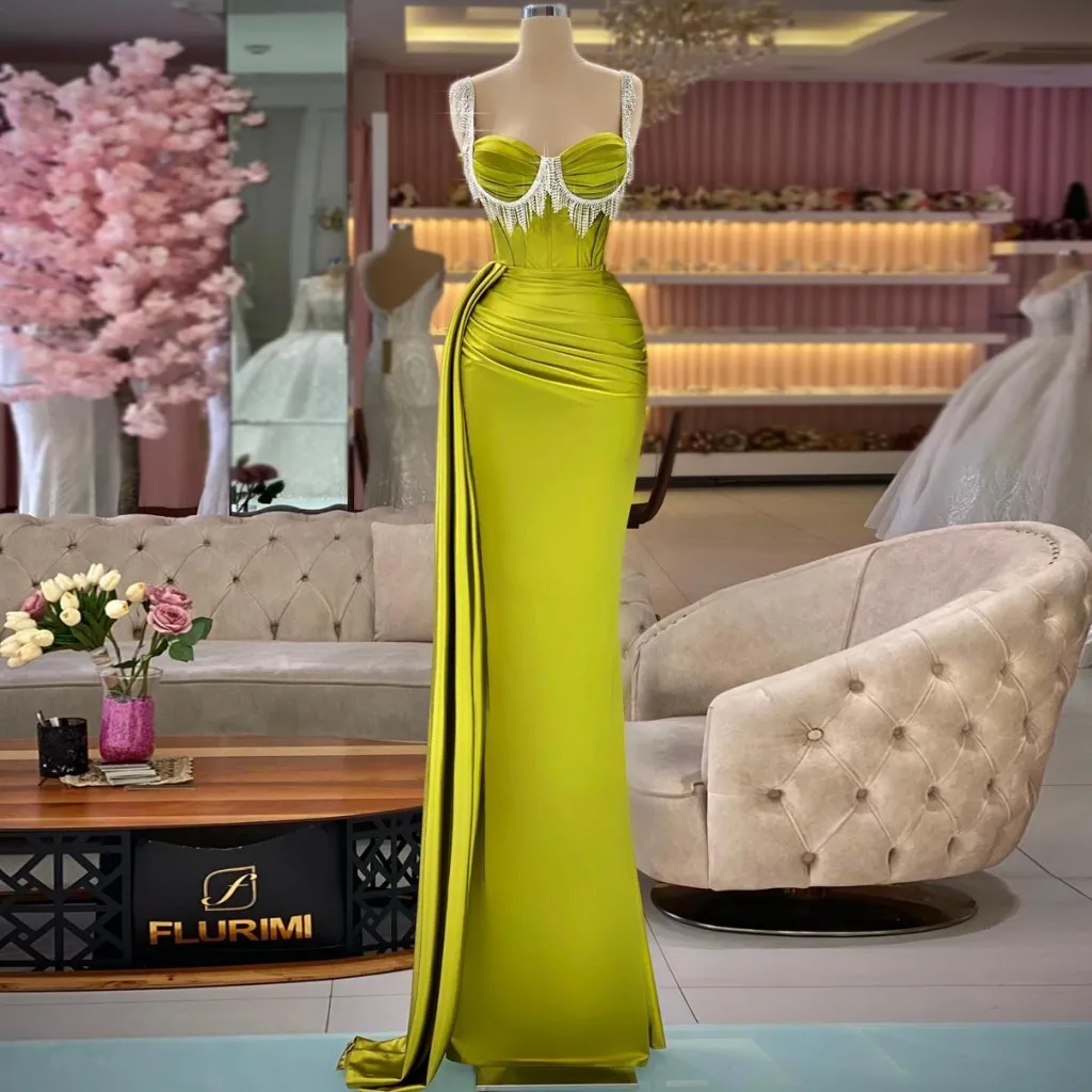 Crytals Starps Elegant Dress Women For Wedding Beaded Tassel Evening Dresses Smooth Satin Woman Clothing Floor Length Bodycon
Crytals Starps Elegant Dress Women For Wedding Beaded Tassel Evening Dresses Smooth Satin Woman Clothing Floor Length Bodycon