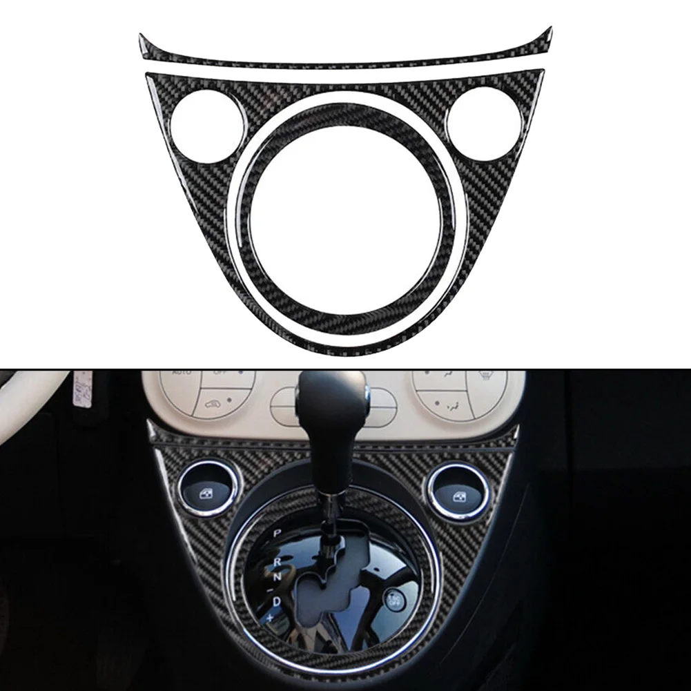 3Pcs Gear Shift Surround Frame Trim For Fiat 500 2012-15 Black Carbon Fiber Interior Mouldings Luxurious Decoration Upgrades
3Pcs Gear Shift Surround Frame Trim For Fiat 500 2012-15 Black Carbon Fiber Interior Mouldings Luxurious Decoration Upgrades