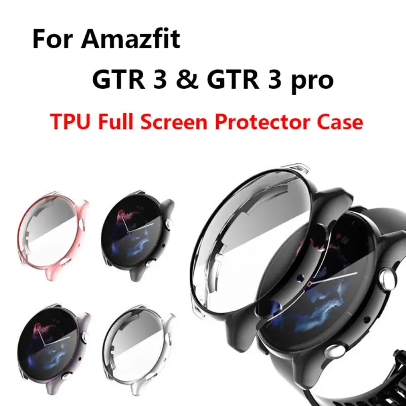 Защитный чехол на весь экран для Amazfit GTR 3 Pro, силиконовый защитный чехол для смарт-часов Amazfit GTR 3/3 Pro, чехол, бампер
Защитный чехол на весь экран для Amazfit GTR 3 Pro, силиконовый защитный чехол для смарт-часов Amazfit GTR 3/3 Pro, чехол, бампер