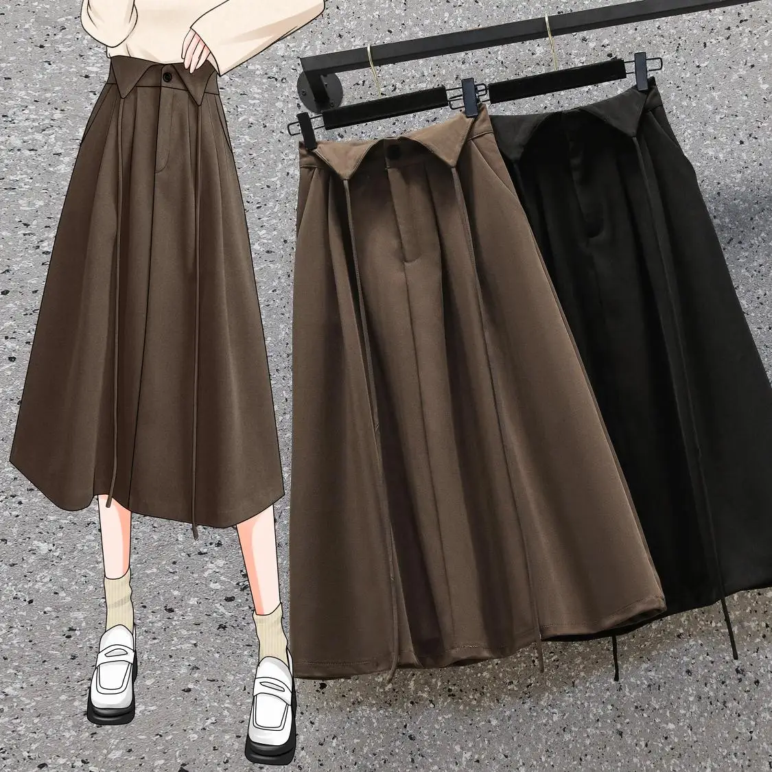 Black Long Plus Large Size Oversize Korean Style Fashion Autumn Women'S Clothing Vintage 2022 Casual High Waist Skirts Female
Black Long Plus Large Size Oversize Korean Style Fashion Autumn Women'S Clothing Vintage 2022 Casual High Waist Skirts Female