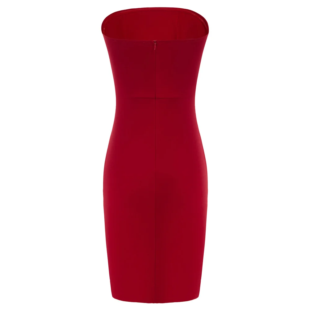 GRACE KARIN Women Casual Ruched Wrap Tube Dress Sleeveless Sexy Bodycon Mini Dress Irregular Hem Party Dresses Summer Clothes A3
GRACE KARIN Women Casual Ruched Wrap Tube Dress Sleeveless Sexy Bodycon Mini Dress Irregular Hem Party Dresses Summer Clothes A3