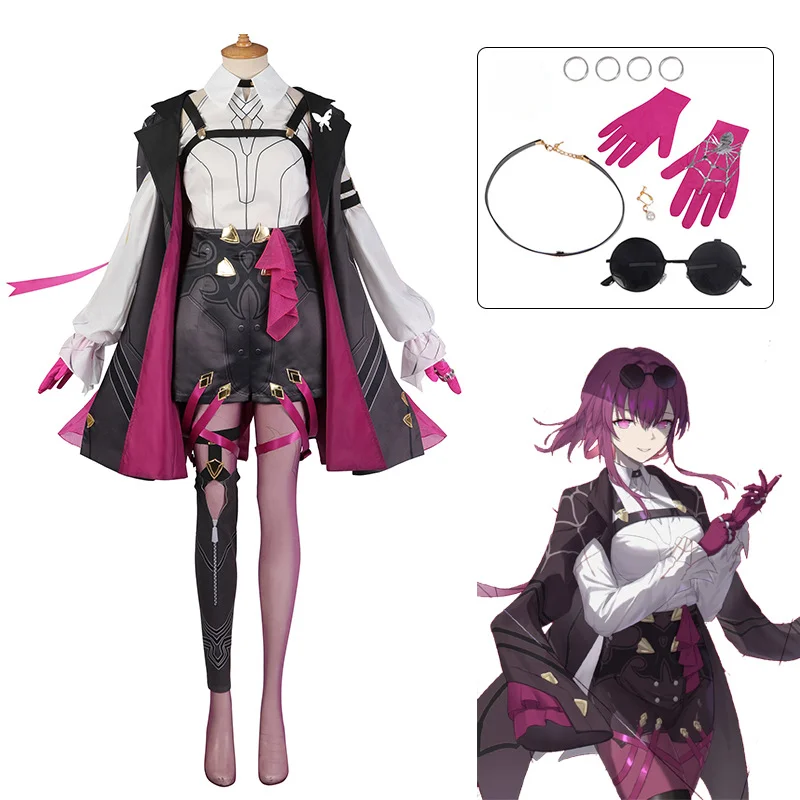 Kafka Cosplay Game Honkai Star Rail Cosplay Wig Hair Honkai Kafka Shoes Full Set Women Cosplay Costume Party Suits Plus Size
Kafka Cosplay Game Honkai Star Rail Cosplay Wig Hair Honkai Kafka Shoes Full Set Women Cosplay Costume Party Suits Plus Size