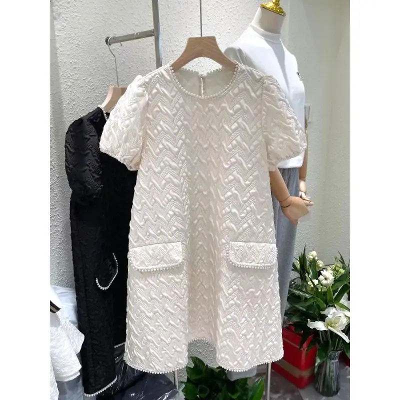 VANOVICH French Palace Puff Sleeve Loose Puffy Beaded Dress 2022 Spring and Autumn New Elegant Dresses for Women
VANOVICH French Palace Puff Sleeve Loose Puffy Beaded Dress 2022 Spring and Autumn New Elegant Dresses for Women
