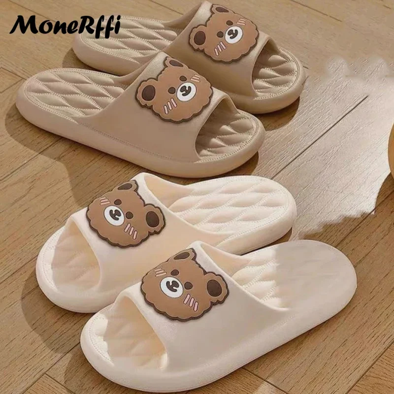 Шлепанцы Bath Bear женские и мужские, Мультяшные сандалии, мягкие толстые пляжные тапки, сланцы, для улицы и дома, летняя обувь
Шлепанцы Bath Bear женские и мужские, Мультяшные сандалии, мягкие толстые пляжные тапки, сланцы, для улицы и дома, летняя обувь