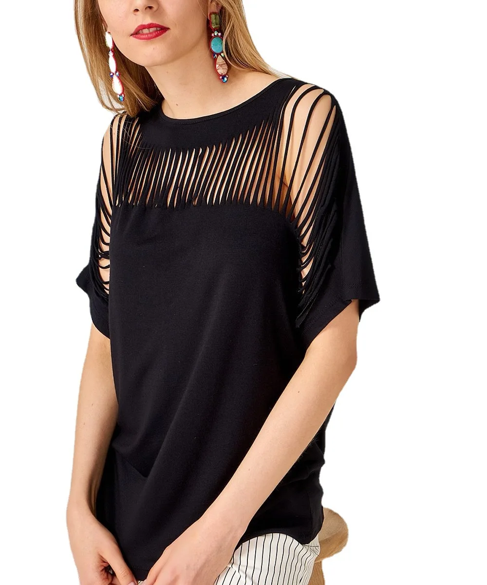 Hollow Out Tshirt Women Loose Pullover O Neck Short Sleeve Casual Ladies Top Summer Tees TShirt Female
Hollow Out Tshirt Women Loose Pullover O Neck Short Sleeve Casual Ladies Top Summer Tees TShirt Female