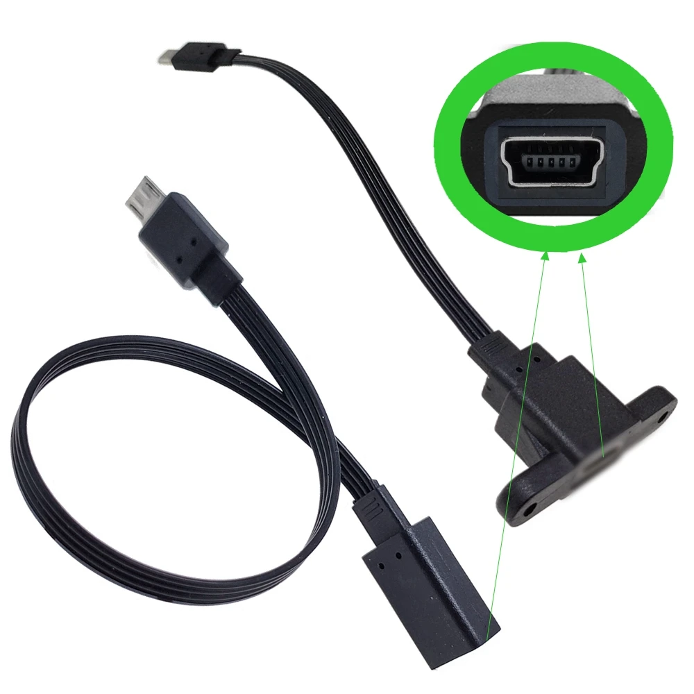 

10 см 20 см мини USB разъем «мама» к Micro USB «папа» кабель передачи данных для мобильного телефона MP3 MP4 0,1 м 0,2 м черный цвет