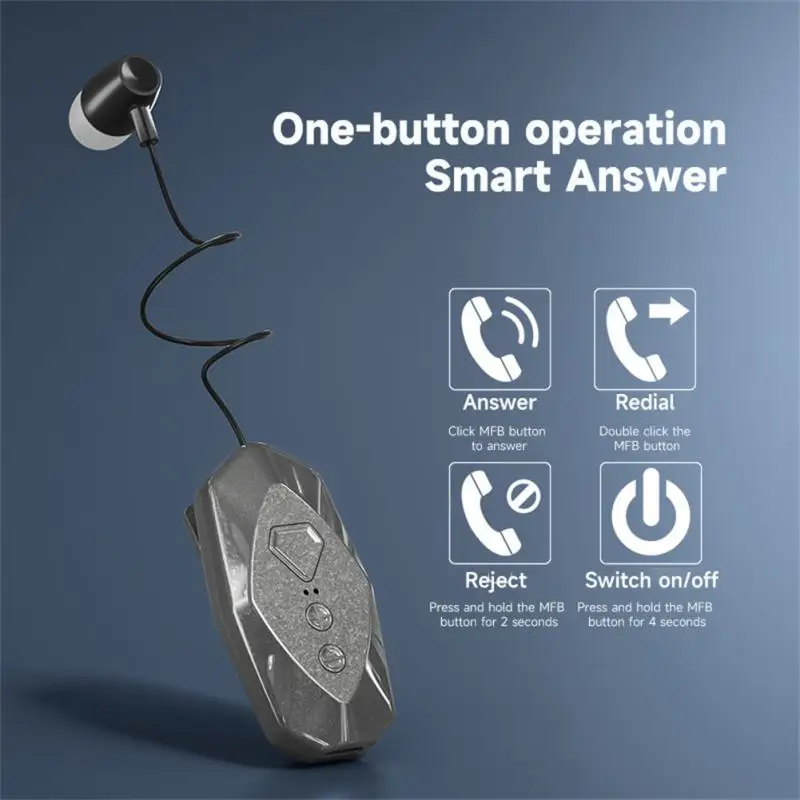 Gt-009 Call Remind Vibration Business Headset Earbuds Portable Lavalier Earphone Bluetooth 5.2 Wireless Headphone Accessories
Gt-009 Call Remind Vibration Business Headset Earbuds Portable Lavalier Earphone Bluetooth 5.2 Wireless Headphone Accessories