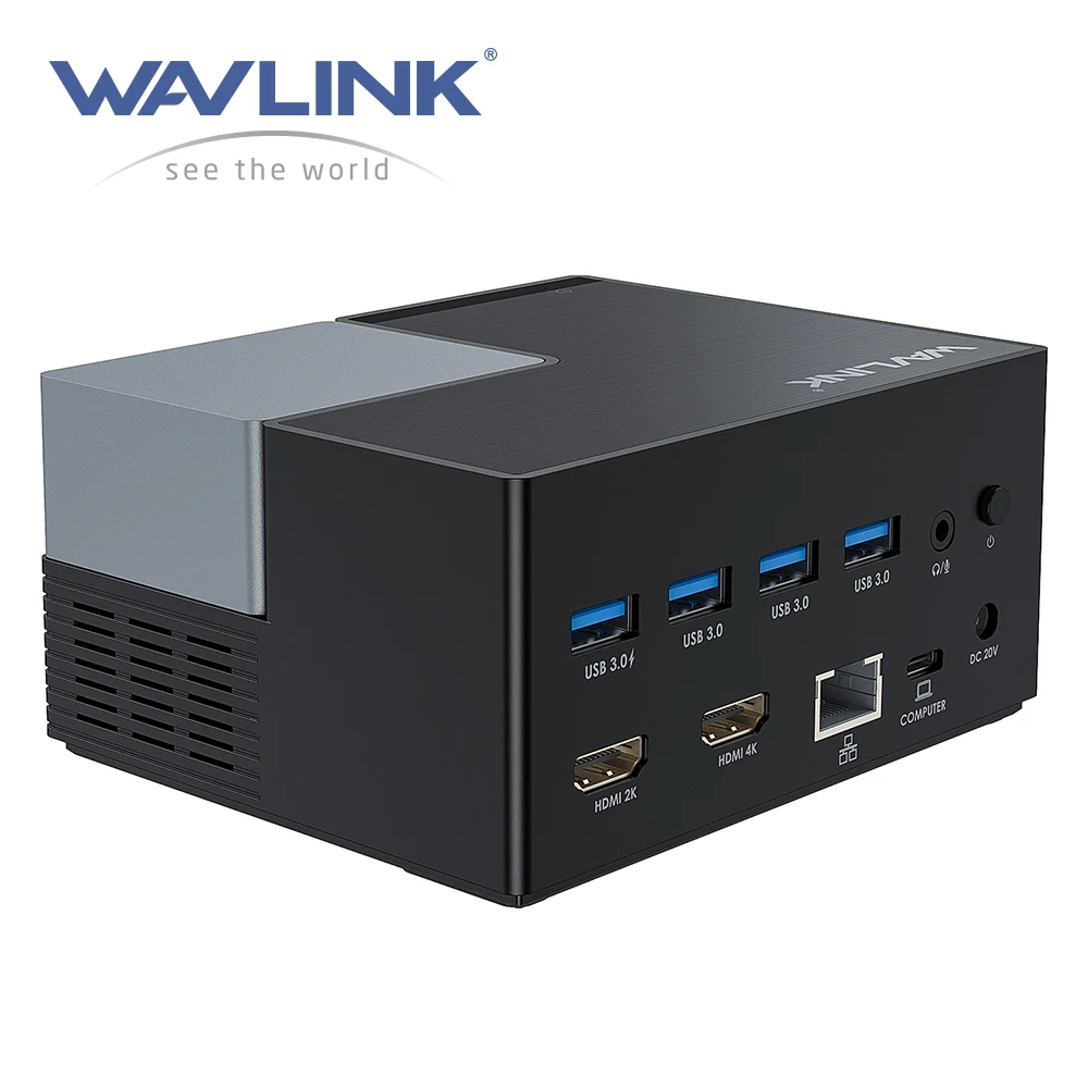 Универсальная док-станция USB-C, 4K, 2 HDMI-дисплея, с подключением по USB 3.0 Тип C, порт Gigabit Ethernet RJ45 для ПК и ноутбуков
Универсальная док-станция USB-C, 4K, 2 HDMI-дисплея, с подключением по USB 3.0 Тип C, порт Gigabit Ethernet RJ45 для ПК и ноутбуков