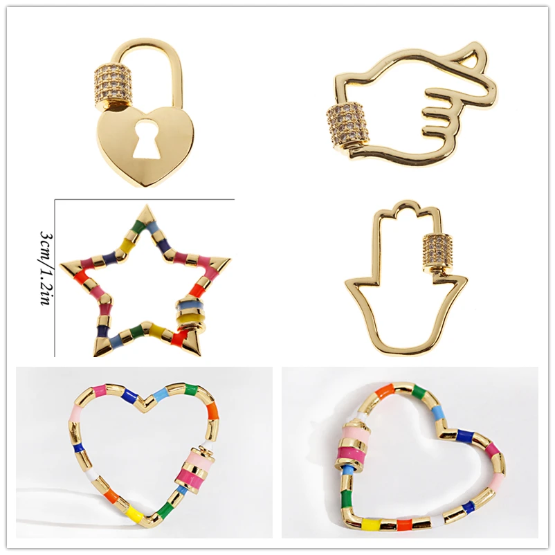 Popular Handmade Gold Color Dripping Oil Pendant Locks Clasps Accessories For DIY Fashion Necklace Keychain Making
Popular Handmade Gold Color Dripping Oil Pendant Locks Clasps Accessories For DIY Fashion Necklace Keychain Making