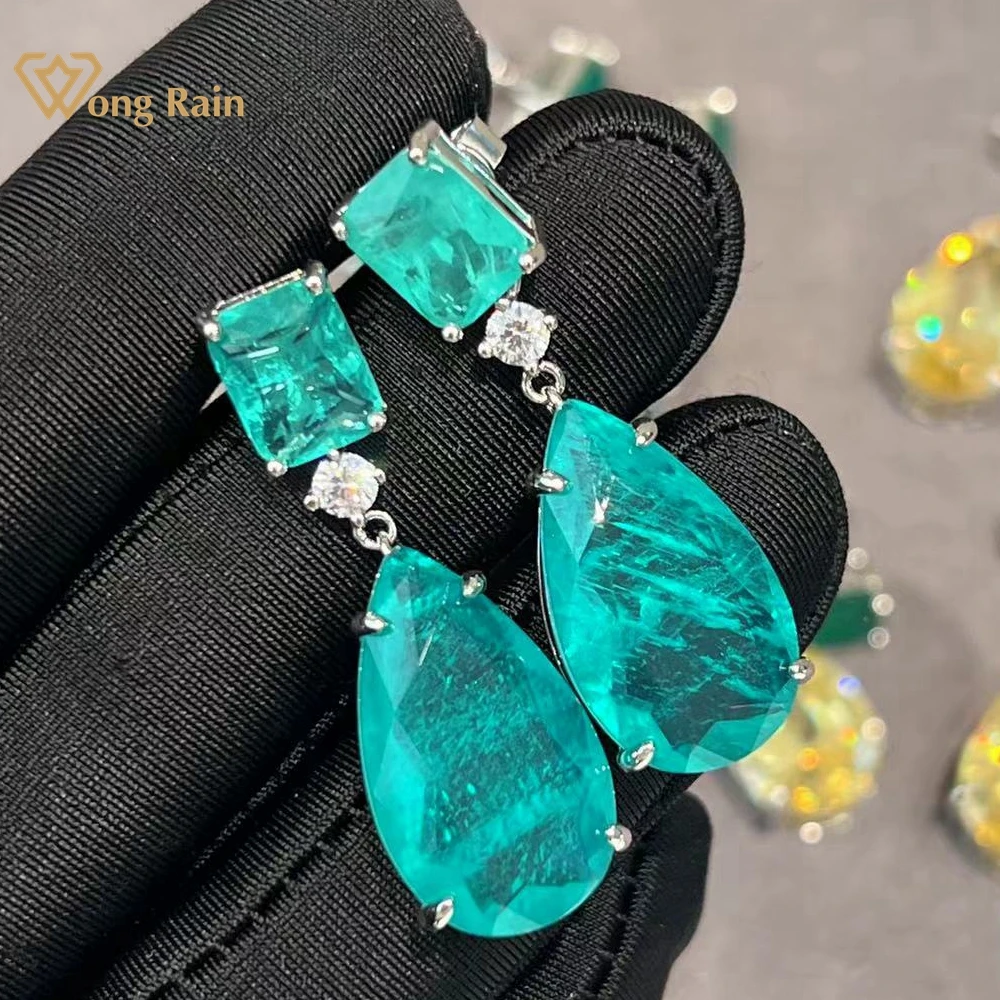 Женские серьги-капли Wong Rain, 18 К, белое золото, 3EX VVS Paraiba, турмалин, цитрин, драгоценный камень, ювелирное изделие из стерлингового серебра 925 пр...
Женские серьги-капли Wong Rain, 18 К, белое золото, 3EX VVS Paraiba, турмалин, цитрин, драгоценный камень, ювелирное изделие из стерлингового серебра 925 пр...