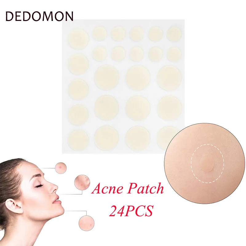 

24/48pcs Acne Remover Treatment Blackhead Remover Mask Acne Remover Black Pimple Scar Skin Tag Removal Invisible Acne Patch Tool