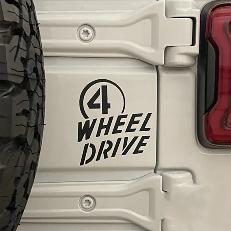 4 Wheel Drive Off-road Vehicle Bumper Sticker Reflective Car Decal Graphics for Wrangler Unlimited JK TJ YJ CJ XJ
4 Wheel Drive Off-road Vehicle Bumper Sticker Reflective Car Decal Graphics for Wrangler Unlimited JK TJ YJ CJ XJ