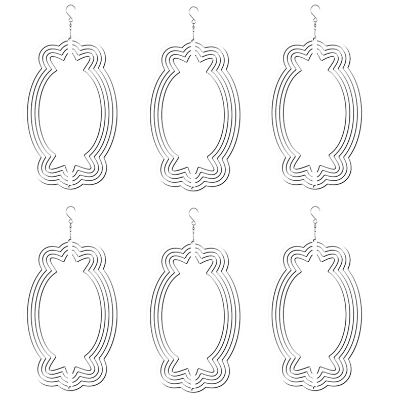 6Pack 8Inch Sublimation Wind Spinner Blanks Outdoor Wind Spinners Hanging For Garden Yard, Christmas Gift 
6Pack 8Inch Sublimation Wind Spinner Blanks Outdoor Wind Spinners Hanging For Garden Yard, Christmas Gift