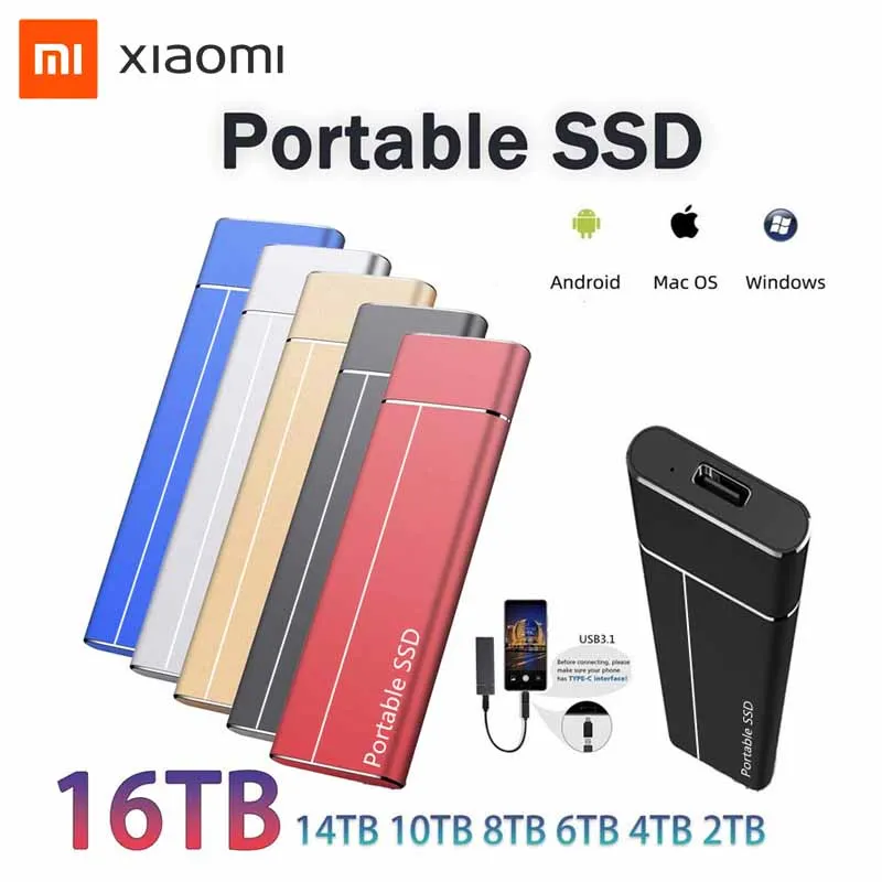 2022 Hot Portable 16TB 10TB 8TB 4TB 2TB External Solid State Drive 8TB Storage Device Hard Drive Computer SSD Mobile Hard Drive
2022 Hot Portable 16TB 10TB 8TB 4TB 2TB External Solid State Drive 8TB Storage Device Hard Drive Computer SSD Mobile Hard Drive