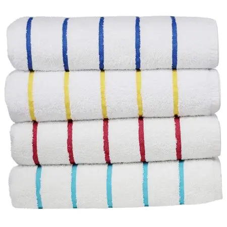 Striped Towel Set - Pack of 4 Pieces - 30x 62 inches- 100% Ring Spun Soft Cotton Towels High Quality Face Bath Towels
Striped Towel Set - Pack of 4 Pieces - 30x 62 inches- 100% Ring Spun Soft Cotton Towels High Quality Face Bath Towels