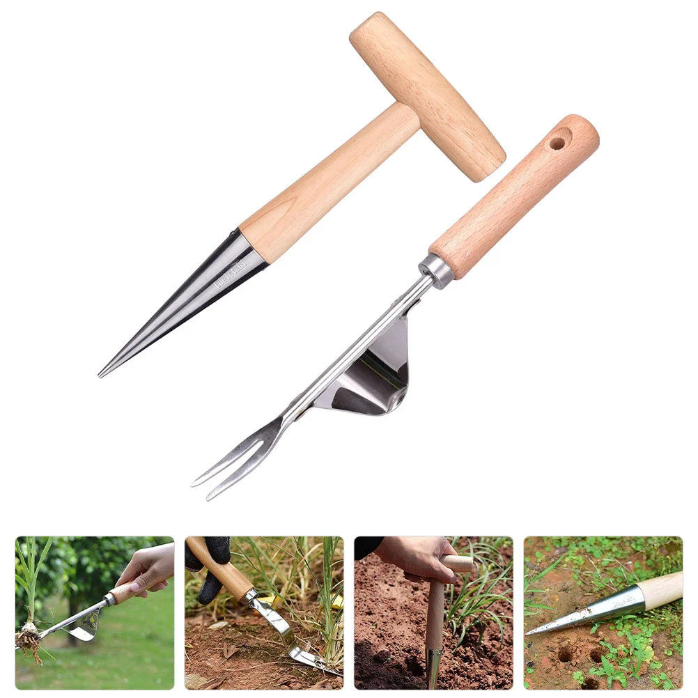 Hand Tool Gardening Dibber Weeders Weeder Removers Multi Handle Woodsoil Manual Puncher Digging Deeper Garden Planter Function
Hand Tool Gardening Dibber Weeders Weeder Removers Multi Handle Woodsoil Manual Puncher Digging Deeper Garden Planter Function