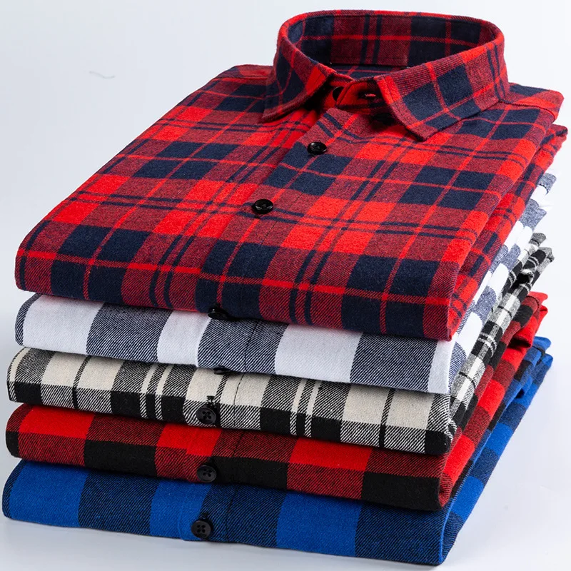 2022 New Quality Fashion Mens Plaid Shirt Man Business Youth Casual Long Sleeve Shirt Tops Male Comfortable Clothes
2022 New Quality Fashion Mens Plaid Shirt Man Business Youth Casual Long Sleeve Shirt Tops Male Comfortable Clothes
