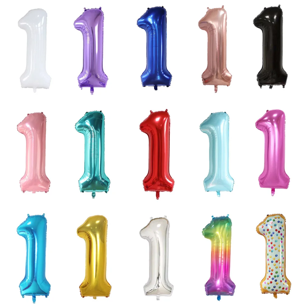 40inch Number 1 Foil Balloons 1st Birthday Party Decorations Rose Gold One Year Old Baby Girl Boy First Year Kid Birthday Globos
40inch Number 1 Foil Balloons 1st Birthday Party Decorations Rose Gold One Year Old Baby Girl Boy First Year Kid Birthday Globos