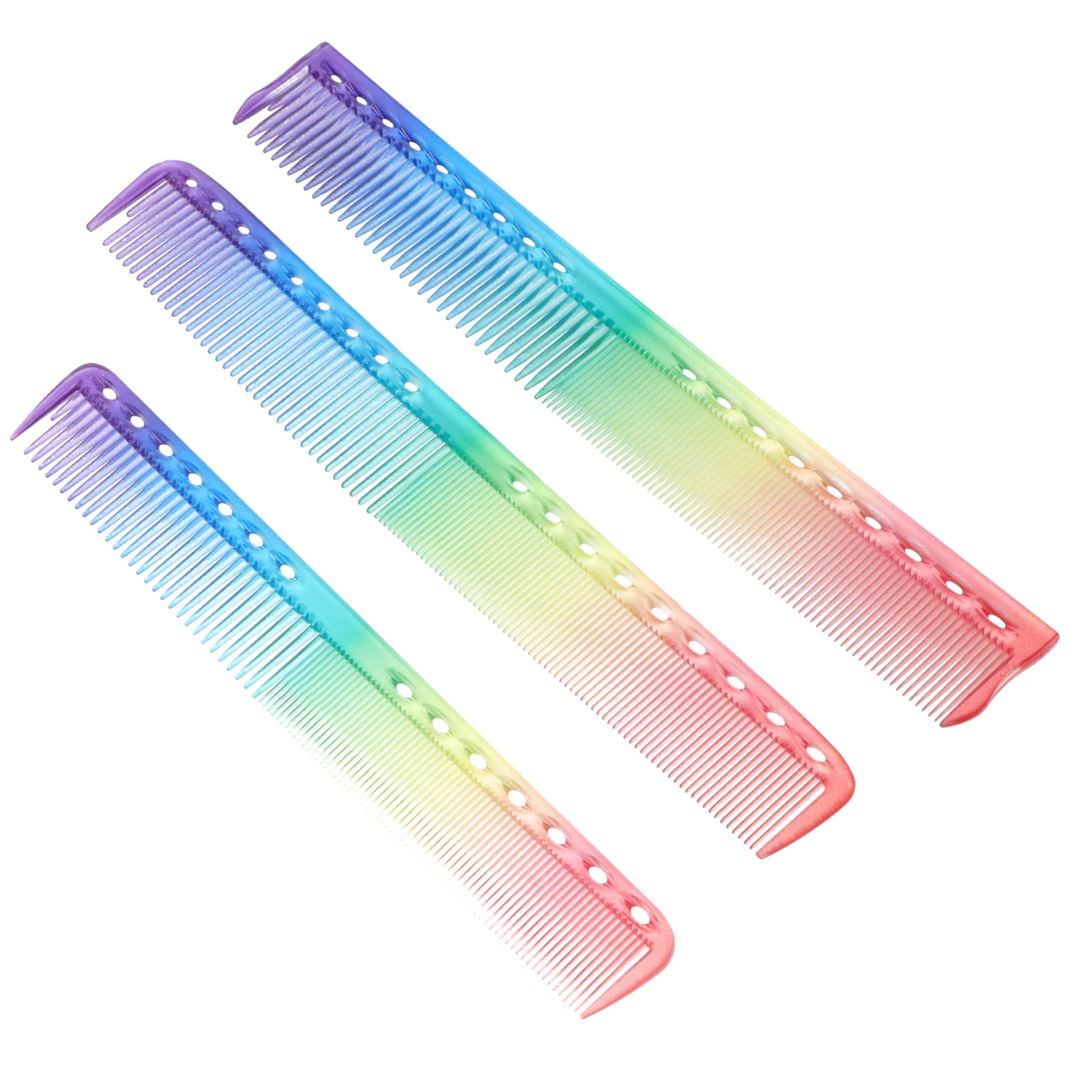 3pcs Barber Haircut Combs Set Fine and Wide Cutting Combs Colorful Hairdressing Combs Professional Salon Styling Combs for Back
3pcs Barber Haircut Combs Set Fine and Wide Cutting Combs Colorful Hairdressing Combs Professional Salon Styling Combs for Back