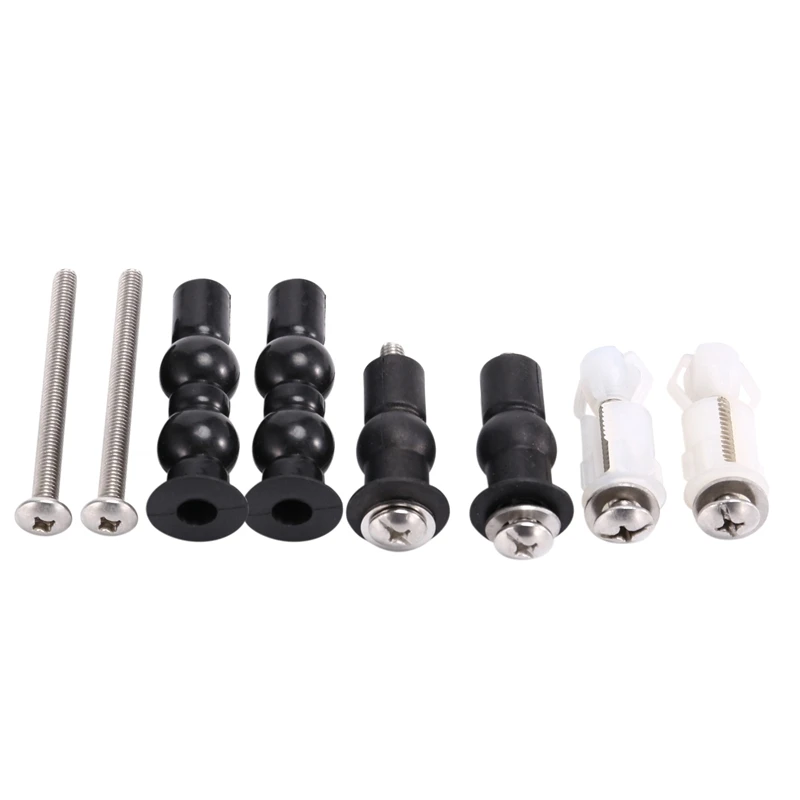 1/4 Inch Multifunction Screws Toilet Seat Hinges Kit Stainless Steel Top Fixing Replacement Parts Nuts Hardware
1/4 Inch Multifunction Screws Toilet Seat Hinges Kit Stainless Steel Top Fixing Replacement Parts Nuts Hardware