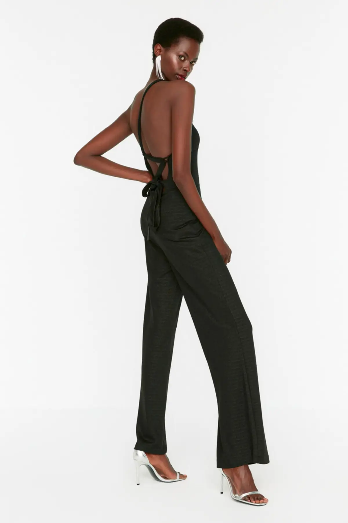 Women's Overalls Black Tie Detailed Jumpsuit Jumpsuit Tprsstu Hot Style Quality Fabric Sleeveless Baggy Trousers Casual Jumpsuit
Women's Overalls Black Tie Detailed Jumpsuit Jumpsuit Tprsstu Hot Style Quality Fabric Sleeveless Baggy Trousers Casual Jumpsuit