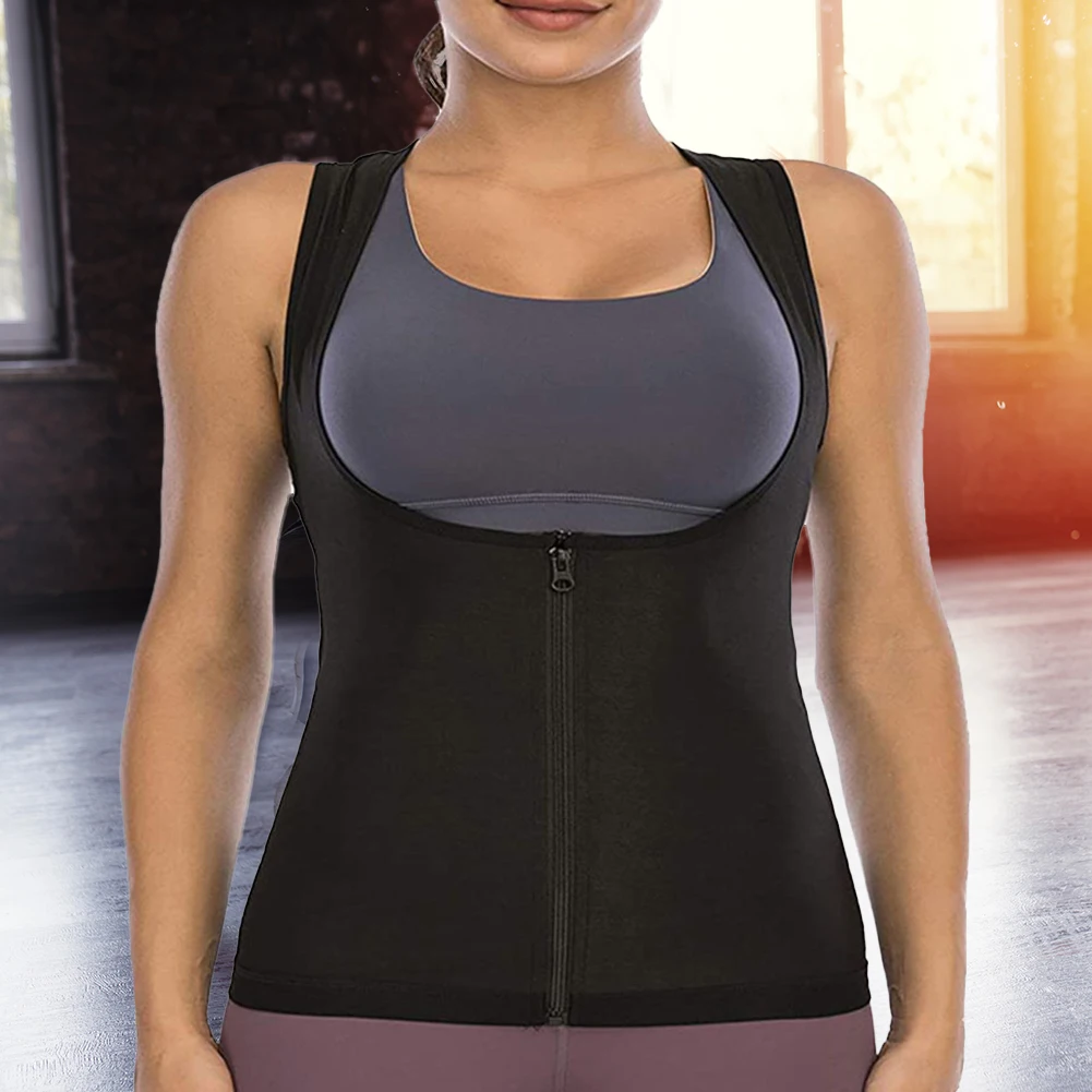Women Body Shaper Vest Portable Slimming Sports Tank Top Fast Weight Loss High Pressure Elastic with Zipper for Exercise Fitness
Women Body Shaper Vest Portable Slimming Sports Tank Top Fast Weight Loss High Pressure Elastic with Zipper for Exercise Fitness