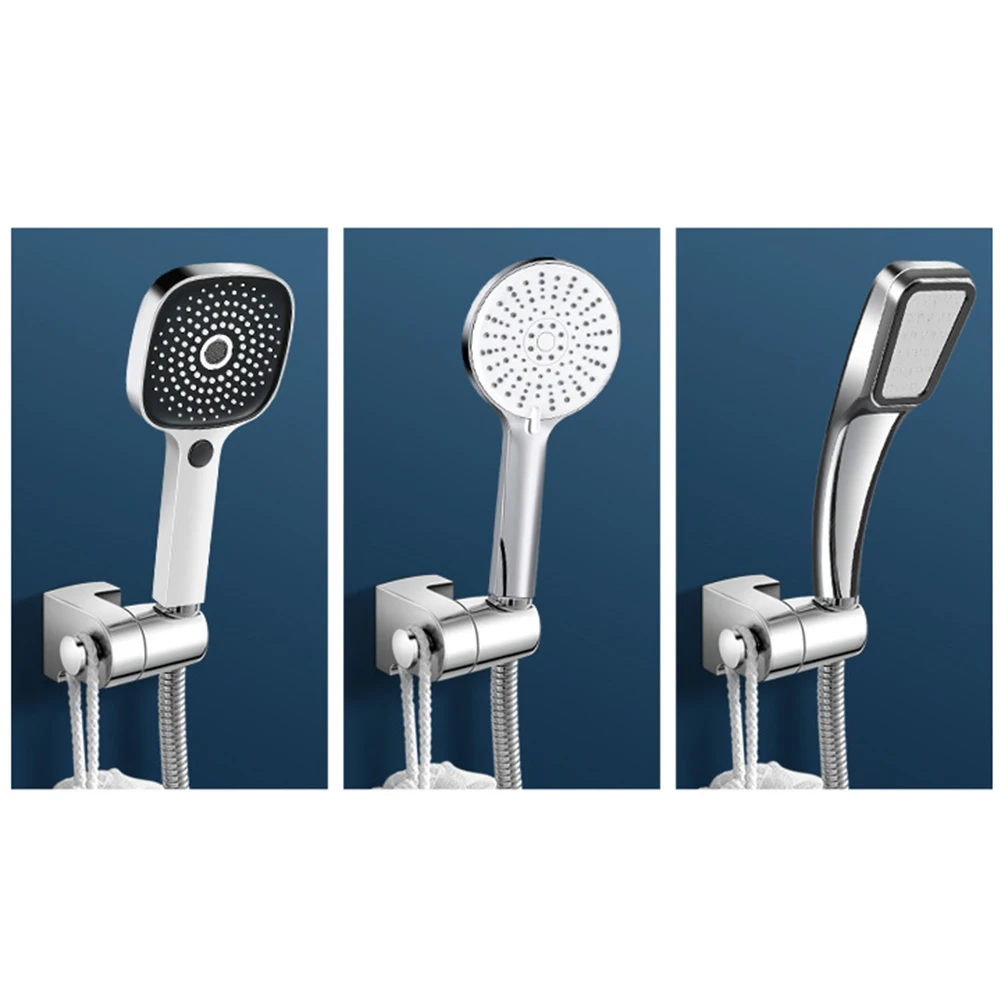 Shower Bracket Shower Head Holder 360 Degree Adjustable Moisture-proof Steel Alloy Strong Adhesive Wall Mounted
Shower Bracket Shower Head Holder 360 Degree Adjustable Moisture-proof Steel Alloy Strong Adhesive Wall Mounted