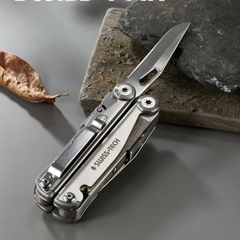 SwissTech Folding Multitool Pliers 18 in 1 Multi-functional Combination Tool Pliers Folding Scissors EDC Outdoor Equipment
SwissTech Folding Multitool Pliers 18 in 1 Multi-functional Combination Tool Pliers Folding Scissors EDC Outdoor Equipment