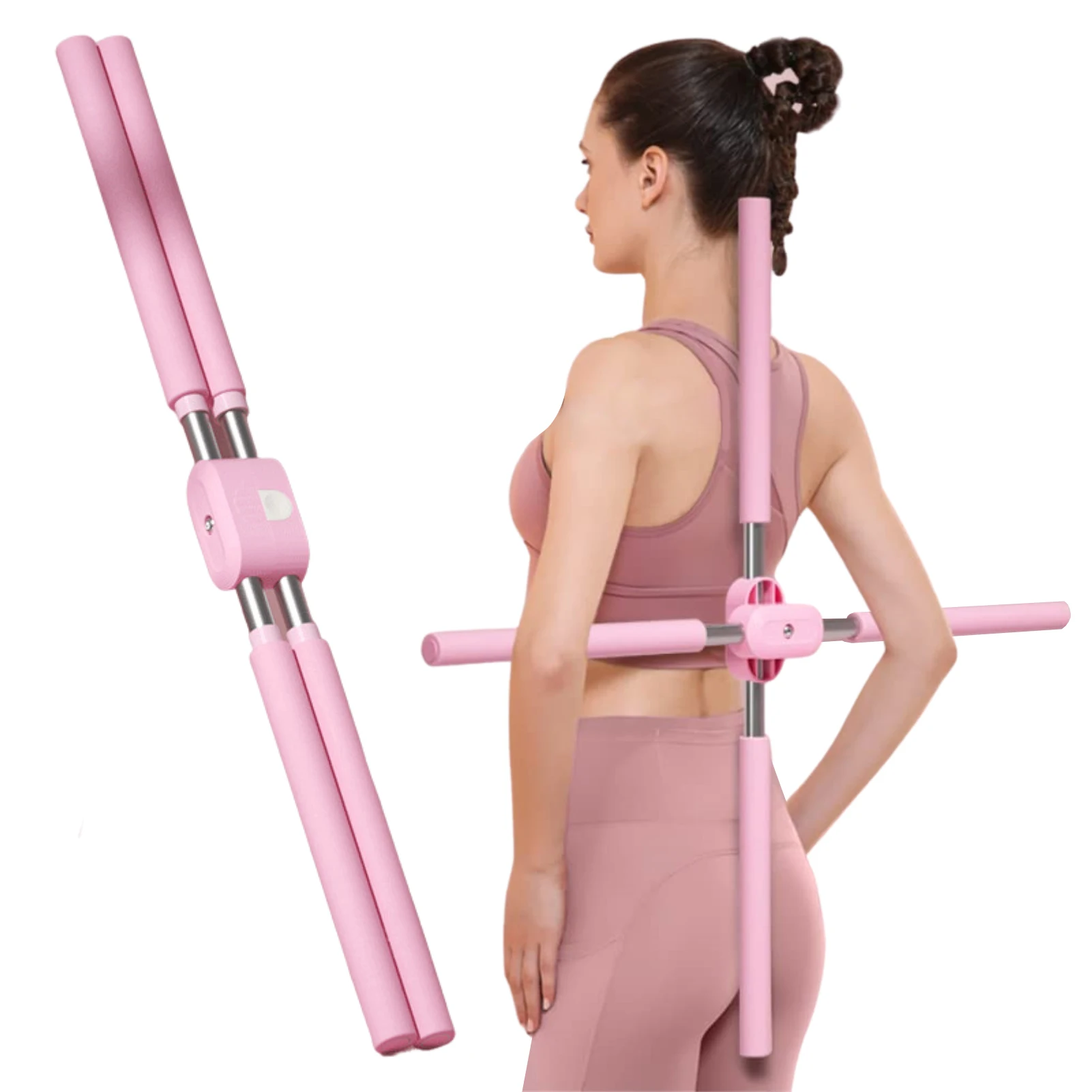 Yoga Stretching Stick Posture Correction Sticks Home Fitness Equipment Adjustable Retractable Training Cross Bar Tool for Women
Yoga Stretching Stick Posture Correction Sticks Home Fitness Equipment Adjustable Retractable Training Cross Bar Tool for Women