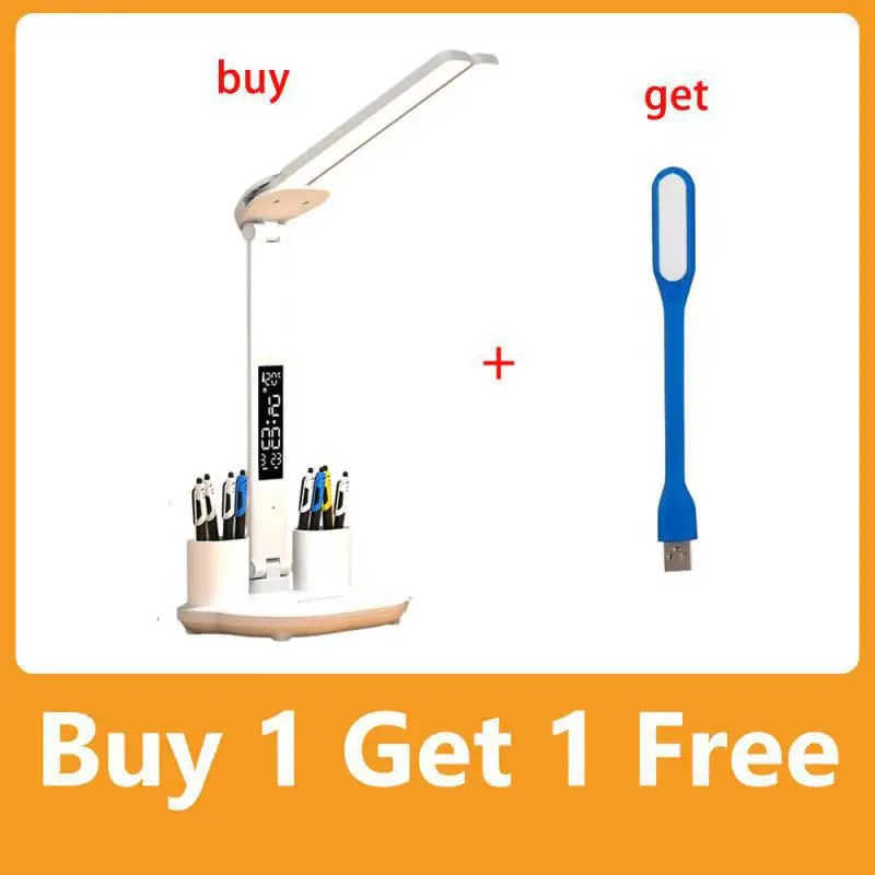 LED Desk Lamp,Multifunction Table Lamp with Calendar USB Touch Night Light with Pen Holder for Bedroom Reading Lamp de chevet
LED Desk Lamp,Multifunction Table Lamp with Calendar USB Touch Night Light with Pen Holder for Bedroom Reading Lamp de chevet