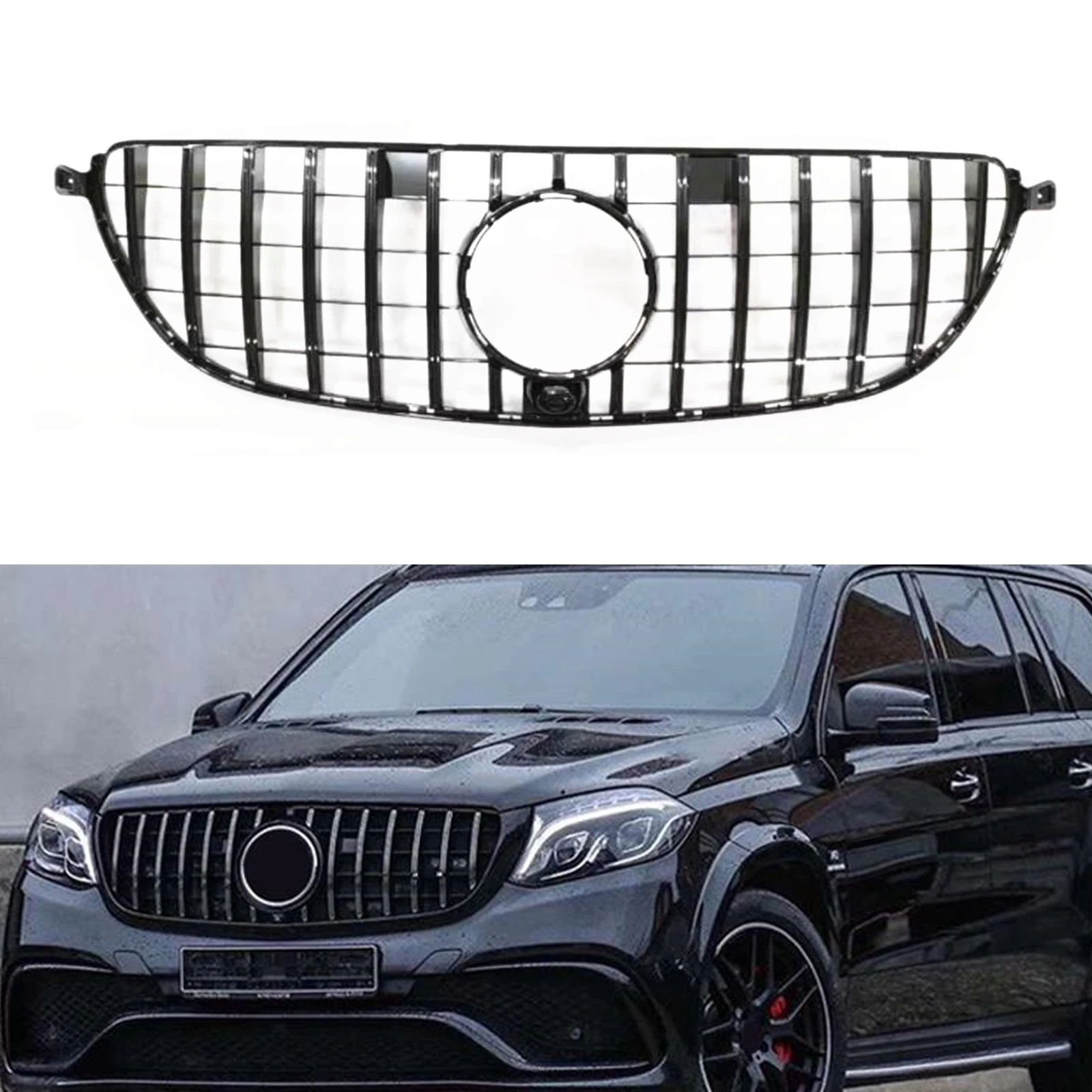 Car Front Grille Grill For Mercedes-Benz W166 GLE63 AMG GT 2015-2018 Upper Bumper Hood Mesh Body Grid Grating Glossy Black
Car Front Grille Grill For Mercedes-Benz W166 GLE63 AMG GT 2015-2018 Upper Bumper Hood Mesh Body Grid Grating Glossy Black