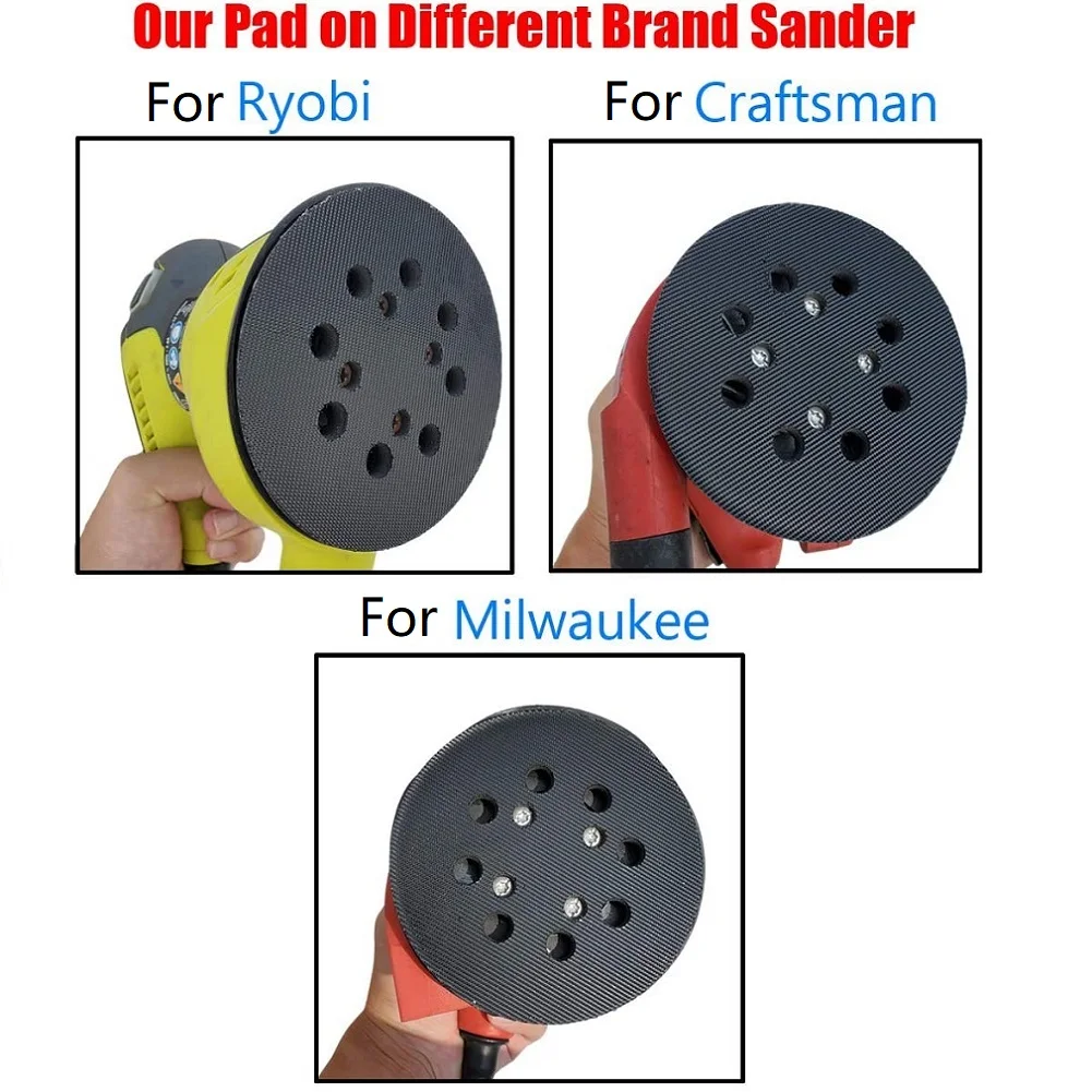 5 Inch Hook And Loop Backing Pad Replacement Sander Pad For Ryobi RS290 RS241 RS280 P411 For 6021-21 Sanding Disc
5 Inch Hook And Loop Backing Pad Replacement Sander Pad For Ryobi RS290 RS241 RS280 P411 For 6021-21 Sanding Disc