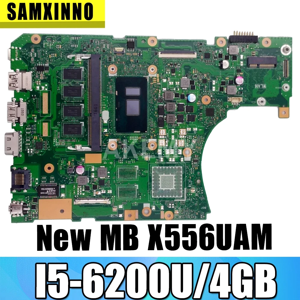 Материнская плата X556UA для Asus X556U X556UJ X556UV X556UA X556UQ X556UAM, материнская плата ноутбука I5-6200/6198U, протестированная оригинальная материнская плата
Материнская плата X556UA для Asus X556U X556UJ X556UV X556UA X556UQ X556UAM, материнская плата ноутбука I5-6200/6198U, протестированная оригинальная материнская плата