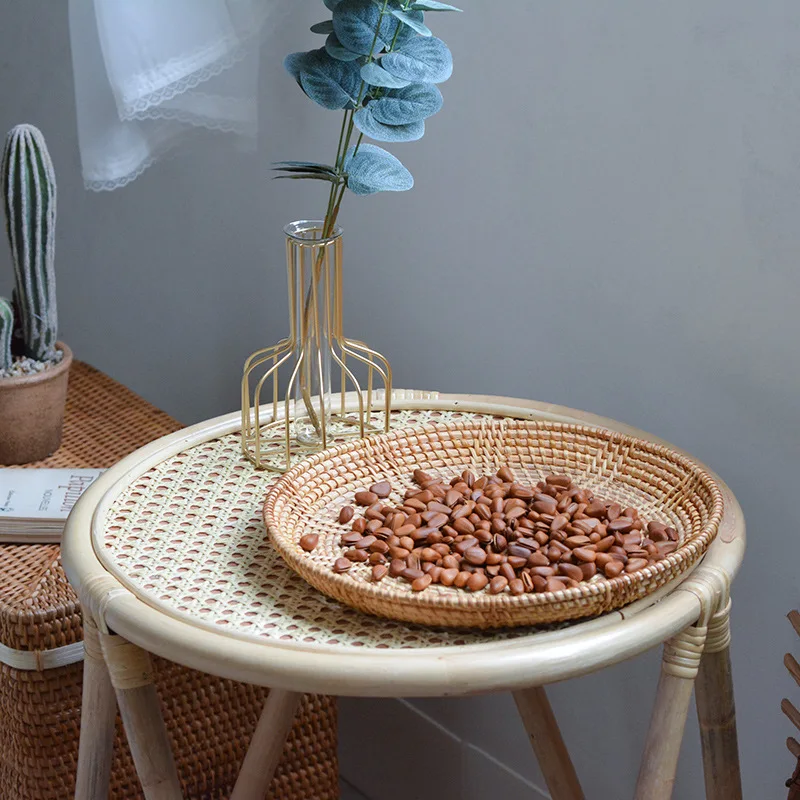 Круглая тарелка для хранения ручной работы из ротанга, креативный коврик для обеденного стола, изоляционный коврик для заварочного чайника... 
Круглая тарелка для хранения ручной работы из ротанга, креативный коврик для обеденного стола, изоляционный коврик для заварочного чайника...