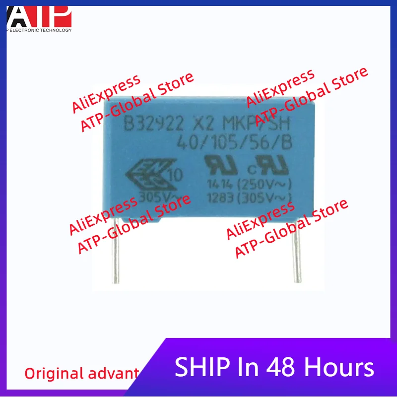 10PCS original imported spot B32522N6224J000 film capacitors 0.22uF 450volts 5% electronic components BOM
10PCS original imported spot B32522N6224J000 film capacitors 0.22uF 450volts 5% electronic components BOM