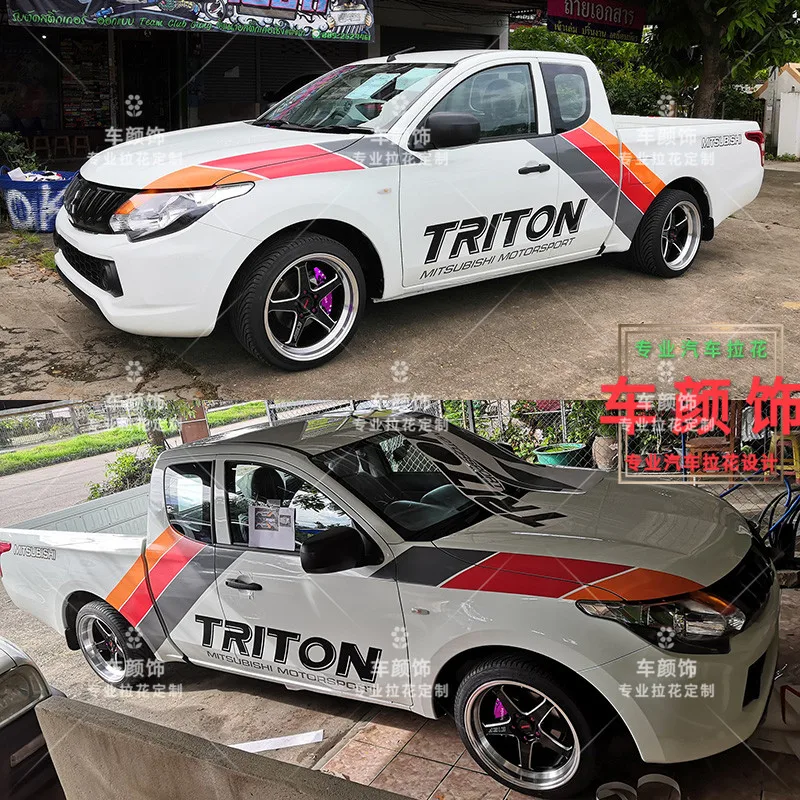 New car stickers FOR Mitsubishi TRITON body custom modified off-road sports decoration vinyl car film accessories
New car stickers FOR Mitsubishi TRITON body custom modified off-road sports decoration vinyl car film accessories