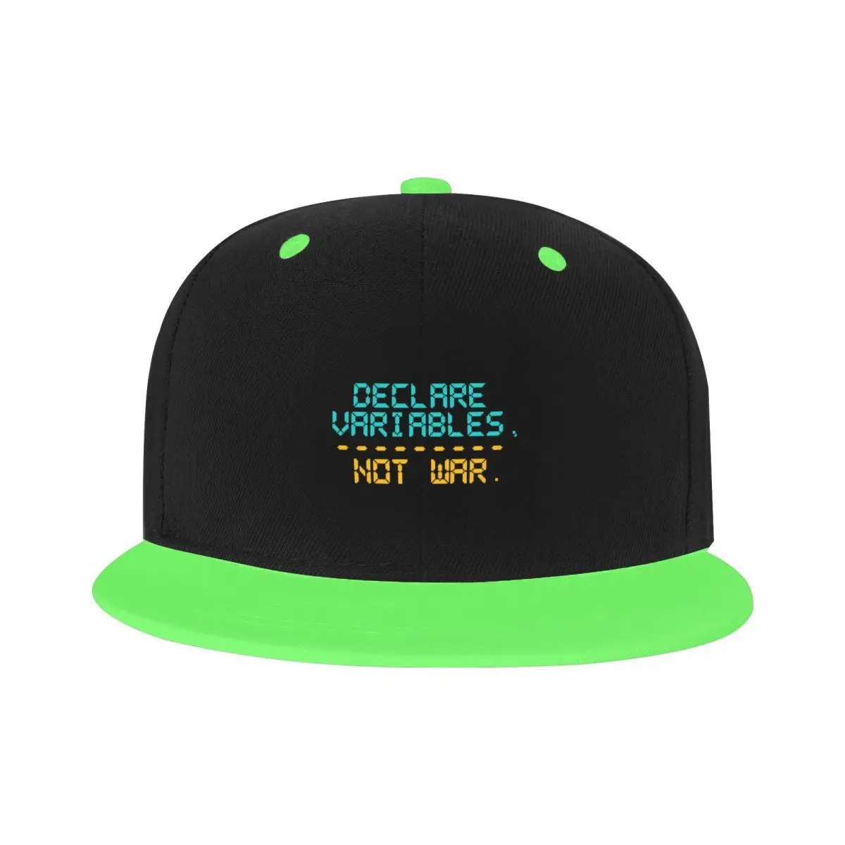 Unisex Computer Declare Variables Not War Baseball Cap Science Hacker Programmer Code Game Adjustable Hip Hop Hat Outdoor
Unisex Computer Declare Variables Not War Baseball Cap Science Hacker Programmer Code Game Adjustable Hip Hop Hat Outdoor