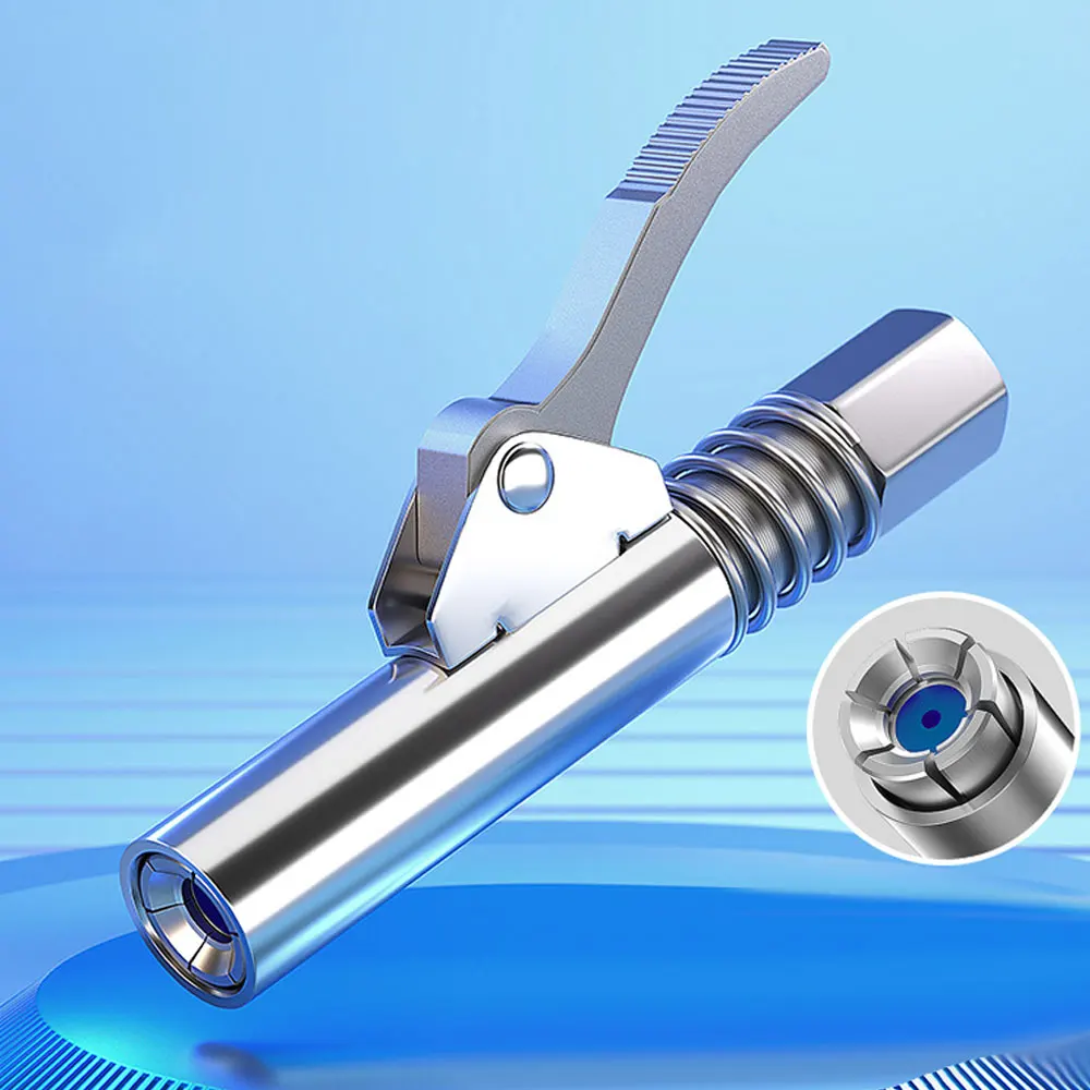 Grease Gun Coupler 10000 PSI NPTI/8 High Pressure Grease Nozzle Oil Pump Car Syringe Lubricant Tip Repair Accessories Lubricant
Grease Gun Coupler 10000 PSI NPTI/8 High Pressure Grease Nozzle Oil Pump Car Syringe Lubricant Tip Repair Accessories Lubricant